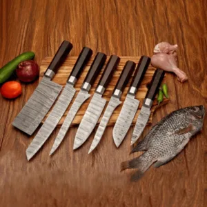 Chef Knife Set – Gastronome's Grace 7-Piece Collection