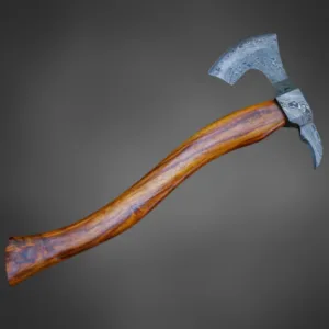 Damascus Hatchet - Custom Bushcraft, Hunting, Camping Axe