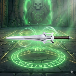 Side view of He-Man Power Sword replica